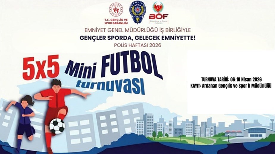 POLİS HAFTASI 5X5 MİNİ FUTBOL TURNUVASI BAŞLIYOR